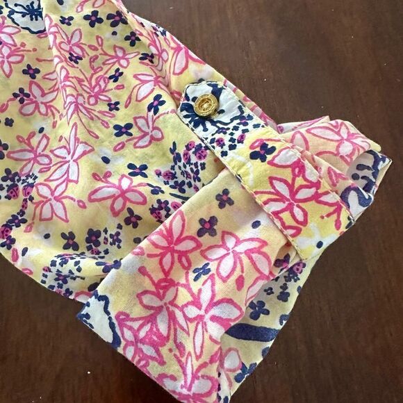 Lilly Pulitzer yellow, Starfruit tunic top. - Picture 4 of 6